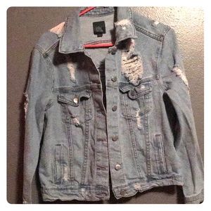 Wild Fable ripped demin jacket